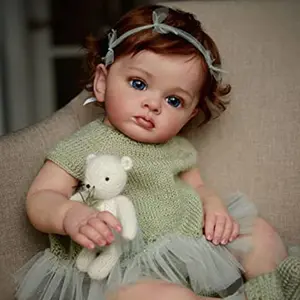 20inch 50cm Reborn Baby Dolls Real Life Soft Silicone Vinyl Realistic Reborn Dolls, Reborn Gentle Touch Dolls Handmade Toy