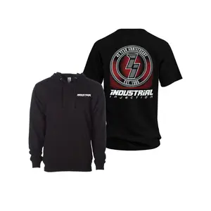 Industrial Injection 40 Year Anniversary Performance Graphic T Shirt 2 Sides, Diesel Truck Power Racing Tee, Automotive Mechanic Style Shirt, Soft Cotton Durable Workwear, Gift for Gearheads