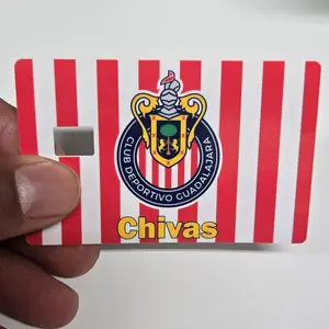 Las Chivas Mexican Fútbol Team Debit/Credit Card Sticker Cover – "Rojiblanco Pride" Edition