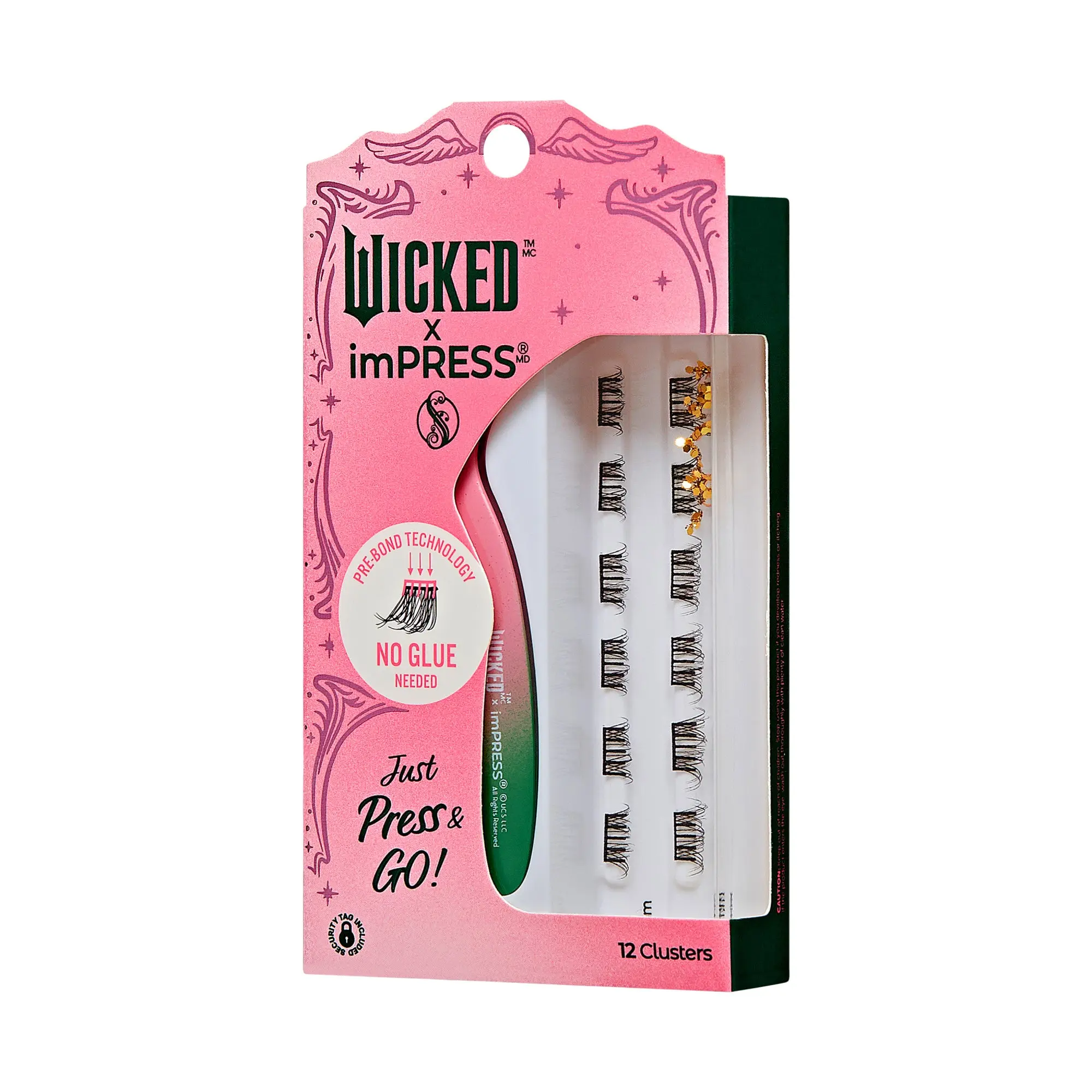 WICKED X imPRESS Falsies Self Adhesive Lash Clusters | Magic Unleashed