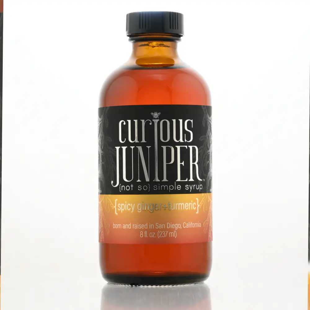 {spicy ginger+turmeric} - 8 oz - not so simple syrup