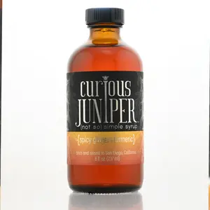 {spicy ginger+turmeric} - 8 oz - not so simple syrup