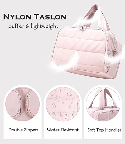 Large-capacity home makeup bag,Multi-Compartment Toiletry Bag portable makeup suitcase, cosmetic bag organizer box, portable storage bag, skincare product storage organizer bag with multiple layers of compartments, mother'sdaygift