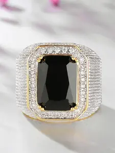 1 PC Charm Cubic Zirconia Ring For Women For Valentine's Day Gift Wedding Engagement Anniversary Party Jewelry Radiant Rectangle Rings