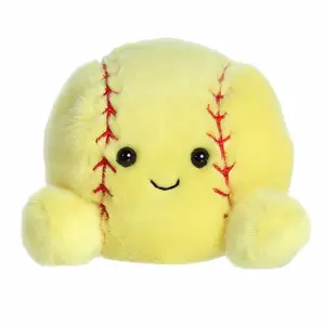 Palm Pals Adorable Shortstop Soft Ball 5 inch Yellow Mini Soft Plush Collectable Stuffed Animal
