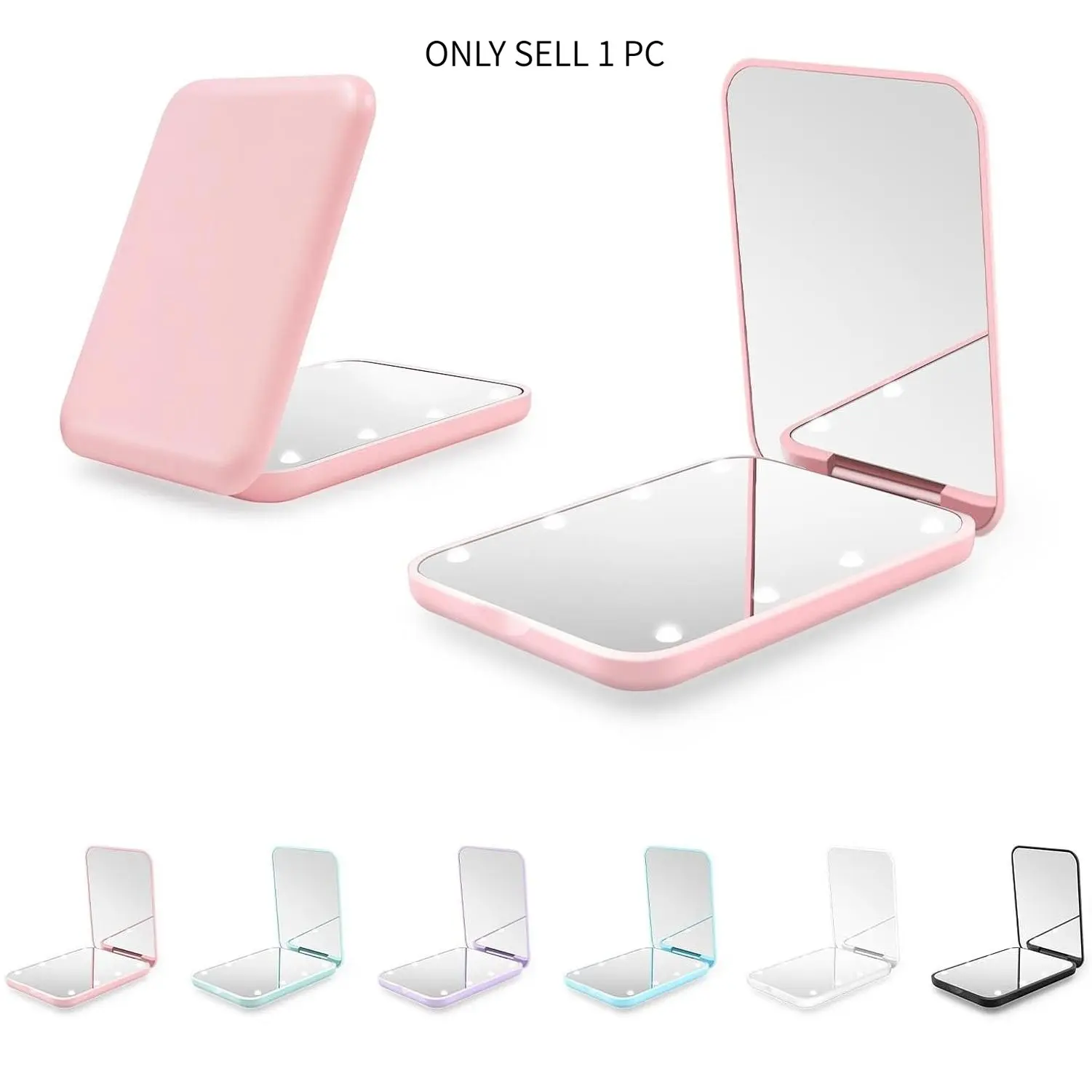 Multi-Angle Foldable Four-Sided Mirror, Makeup Dyeing Haircut Multifunctional Self-View Mirror, High Definition Portable Beauty Tool, Cosmetic Mirror, Portable Folding Mirror, Travel Makeup Mirror, Portable Mirrors