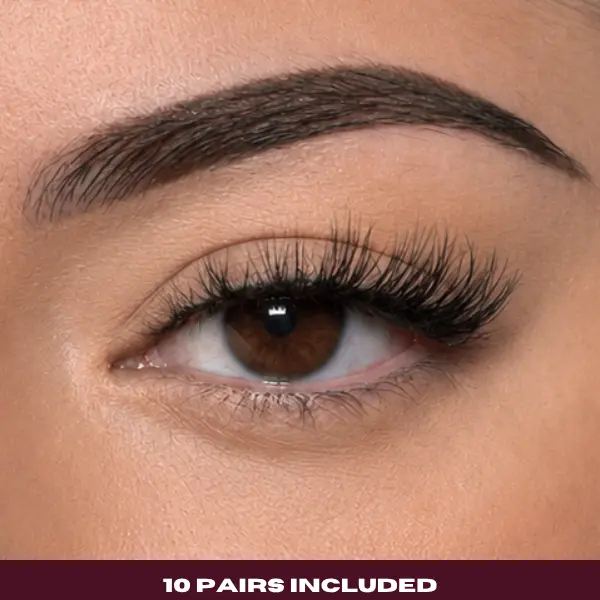 10 Pairs "Dreamy" Full Strip Lashes – Delicate Everyday Lash