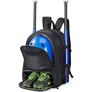 Youth Baseball Bag - Baseball Backpack for Boys & Girls with Independent Helmet & Shoe Compartment - Fits Bat, Glove, Helmet & Baseball Equipment - Durable T-Ball Bag2026