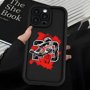 Compatible with iPhone17 16 15 Pro Max Plus 14 13 12 11 X XR Creative Basketball Player No. 23 American Pattern Rugged Durable shockproof Anti-Scratch soft Silicone case