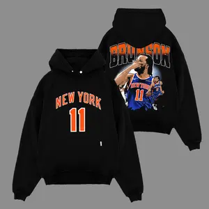(Ver 3) Jalen Brunson 11 Premium Cotton Oversize Hoodie Sweater T-Shirt, The Captain Hoodie Sweater T-Shirt, The Knicks Sweater T-Shirt , Sunday Basketball Hoodie Sweater T-Shirt , Game Day Hoodie Sweater T-Shirt , Game Day Outfit