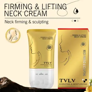 Neck Cream with Massage Head, Firming & Lifting Moisturizing Cream, Tightening Skin Care for Women, Daily Use Anti-Wrinkle Treatment