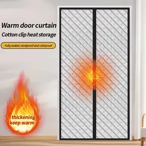 Winter Windproof Door Curtain, Door Insulation, Door Sealing, Helps Block Cold Air and Retain Warmth, Suitable for Entry and Interior Doors