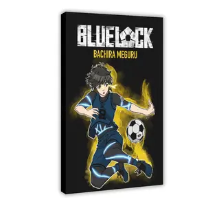Anime Blue Lock Bachira Meguru I Canvas Poster Wall Art for Home Bedroom Office Dorm Room Decor