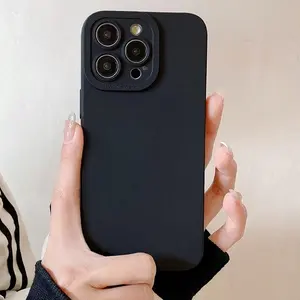 Solid Color Phone Case, Shockproof Phone Protective Cover, Phone Accessory Compatible with iPhone 6 7 8 X XR XS Max 11 12 13 14 15 16 Pro Max Protector Cellphone Protection