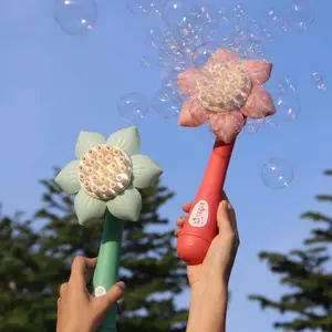 2026 Electric Bubble Gun Toys for Kids 23 Holes Bubbles Machine Soap Blower Blowing Toy Party Outdoor Games Boys Girls Gift