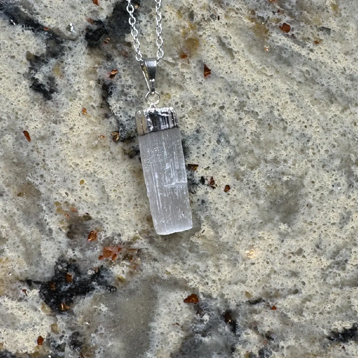 Selenite Pendant
