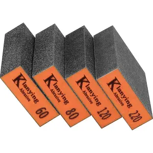 Sanding Sponge, 60-220 Grit Assortment Sanding Block, Wet and Dry Dual-use Sander Sponges for Drywall Metal, Sandpaper Sponge for , Washable and