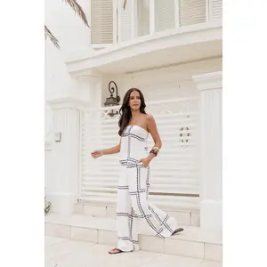 Ezra Pant Set - White