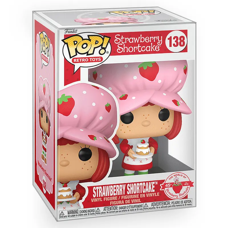 Funko POP Strawberry Shortcake Vinyl Figure with Epic Collectibles Premium Box Protector Included