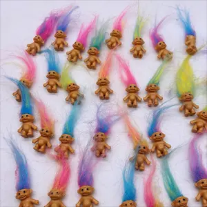 Troll Dolls, Vintage Trolls Lucky Doll Figures, Chromatic Adorable Cute Little Guys Collection, Party Favors,Christmas,Halloween