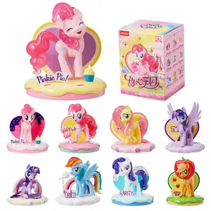 MINISO My Little Pony Sweet Paradise Series Blind Box Figure | Kawaii Dessert Themed Mystery Toy | Aesthetic Room & Desk Decor | Collector Gift for Girls & MLP Fans | Twilight Sparkle Pinkie Pie Surprise Model | 4" High Quality Art Toy