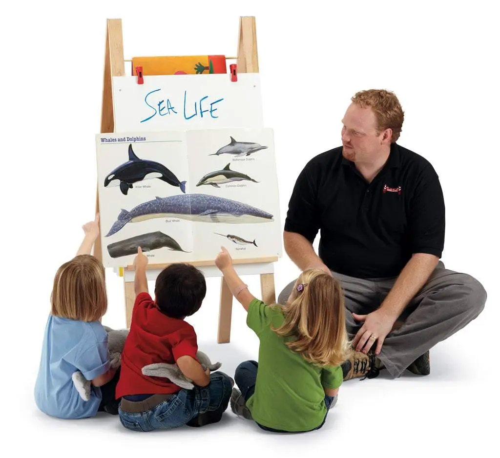 Jonti-Craft® Teachers' Standard Easel - Chalkboard
