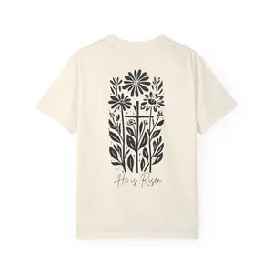 Floral Christian T-Shirt - Spring Celebration, Religious Gift, Unisex Apparel, Easter Tee, Inspirational Wear, Faith-Based Fashion