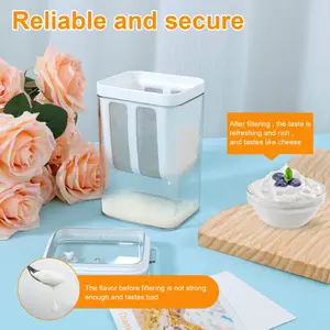 Long-term preservation Greek yogurt self-made package professional filter sealed can easy to operate mellow taste