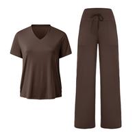 Brown T-shirt+Brown Pants
