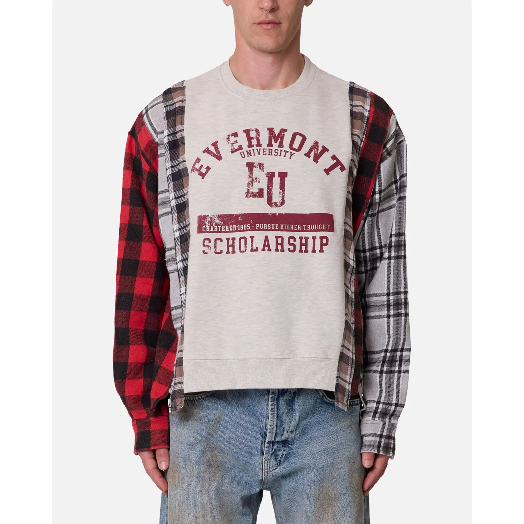 MNML Panelled Flannel Shirt Multi MNML Panelled Flannel Shirt Multi