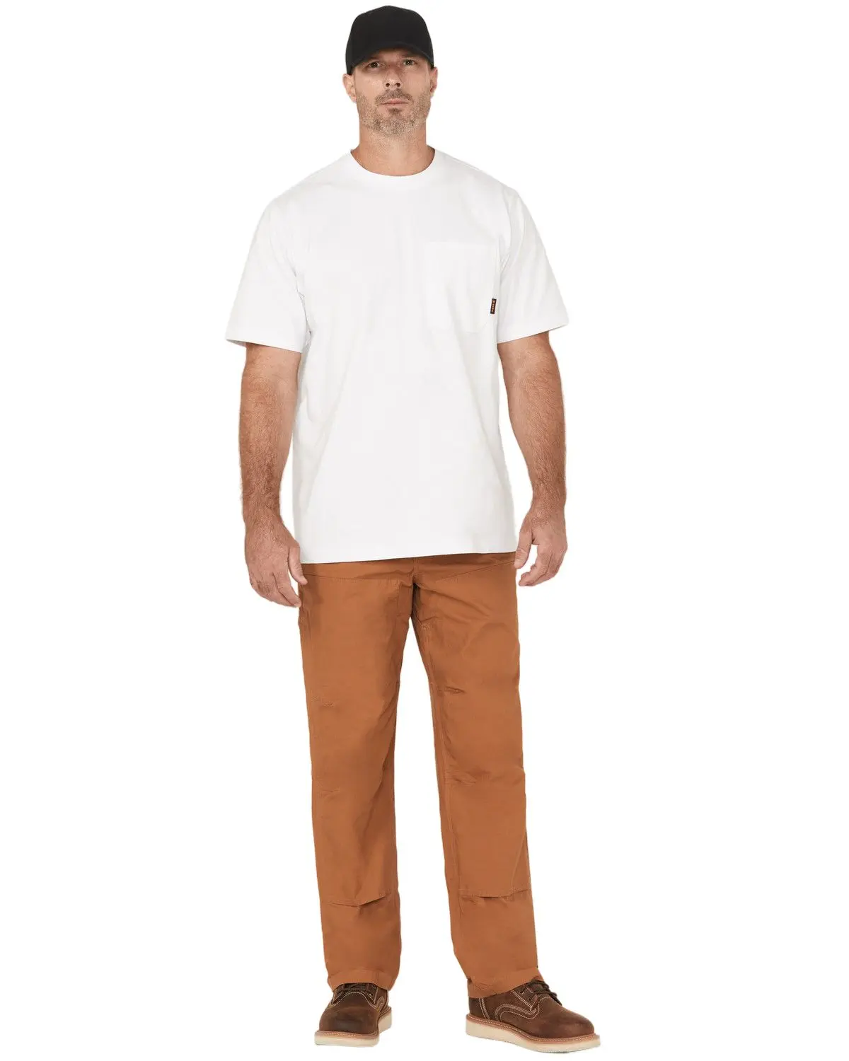 Lucky Brand Workwear Men's Men'S Double Knee Canvas Work Pants - Lwm243400-Brn