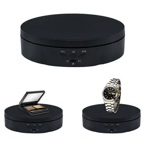 Mcbazel 5.7inch Motorized Rotating Display Stand, 360 Degree Electric Rotating Turntable Display Stand for Photography Shows/Jewelry/Watch/3D Models