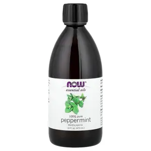 NOW Foods Essential Oils, Peppermint, 16 fl oz (473 ml)