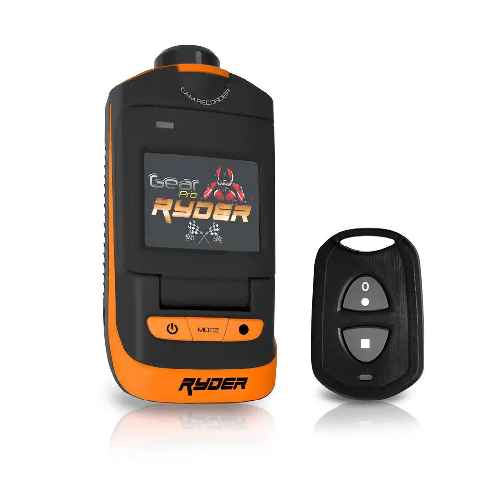 Gear Pro Ryder Waterproof Digital Action Camera Camcorder with Rechargeable Battery, 1-Touch Button Control, Timer Function, Wireless Remote, Micro Lens, Memory Card Support, Audio Recording & Included Data Cable, Camera Mount Compatibility