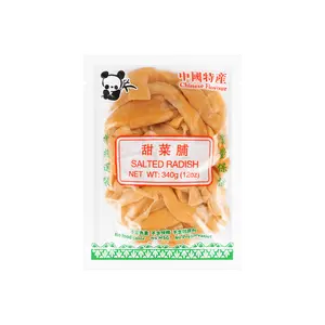 PANDA Dried Radish 340g - Sweet Preserved Turnip for Asian Cooking, Stir-fries, Soups & Garnishes