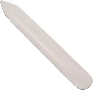 Genuine Cattle Bone Folder Tool – Scoring, Creasing, Folding, Leather Burnishing for Paper, Card Crafts, Ideal for Scrapbooking, Bookbinding | 100% Cattle Bone