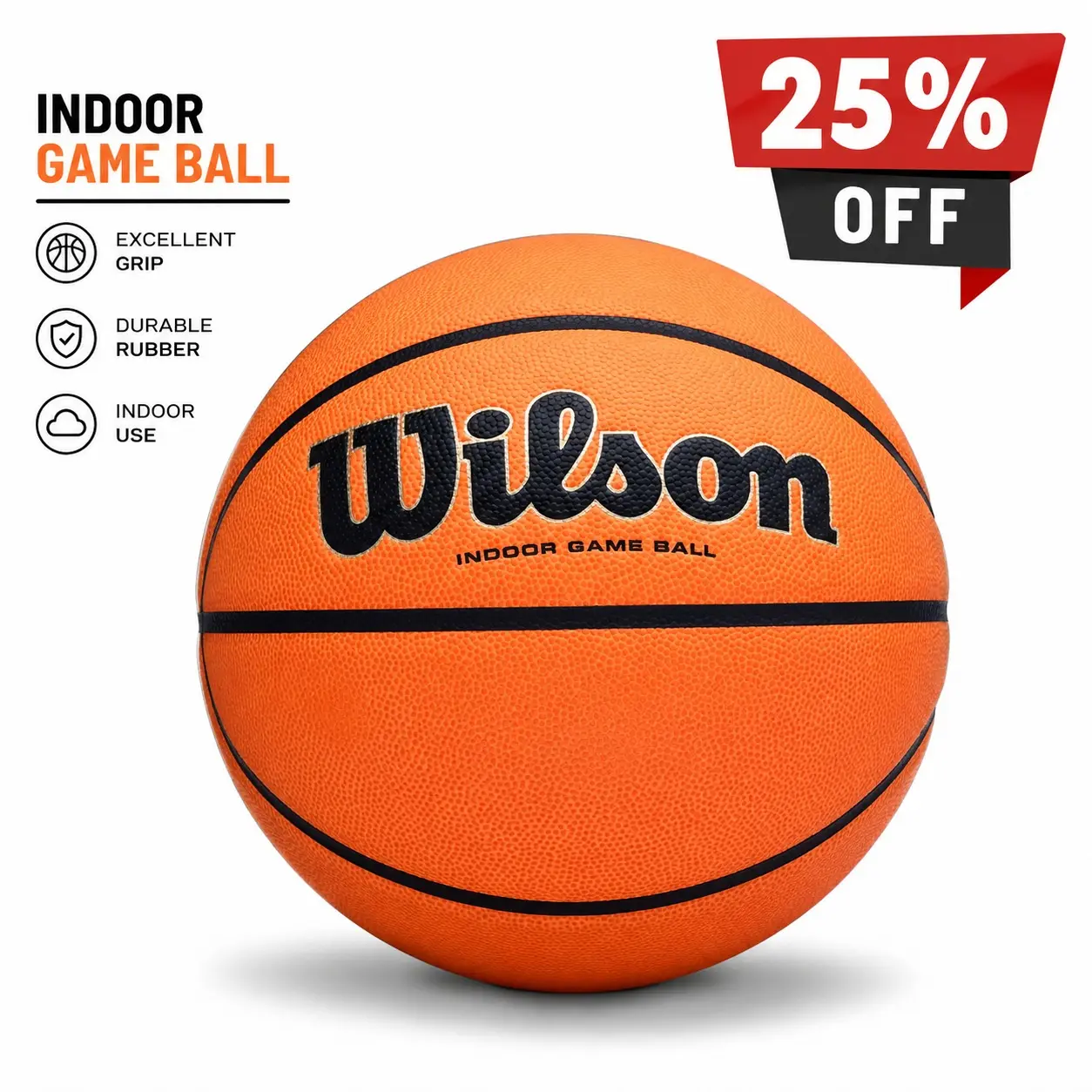 Wilson Basketball EVO NXT FIBA Game Ball, Mixed Leather, Ideal for Indoor, Size 7, Brown Wilson Basketball EVO NXT FIBA Game Ball, Mixed Leather, Ideal for Indoor, Size 7, Brown