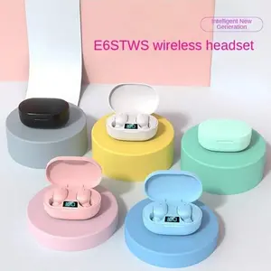 E6s Mini Wireless Earbuds, High Fidelity Stereo Sound, Unisex Sports Gaming Headphones, Perfect Holiday Gift, Fashionable In-Ear Design, Wireless Earphones