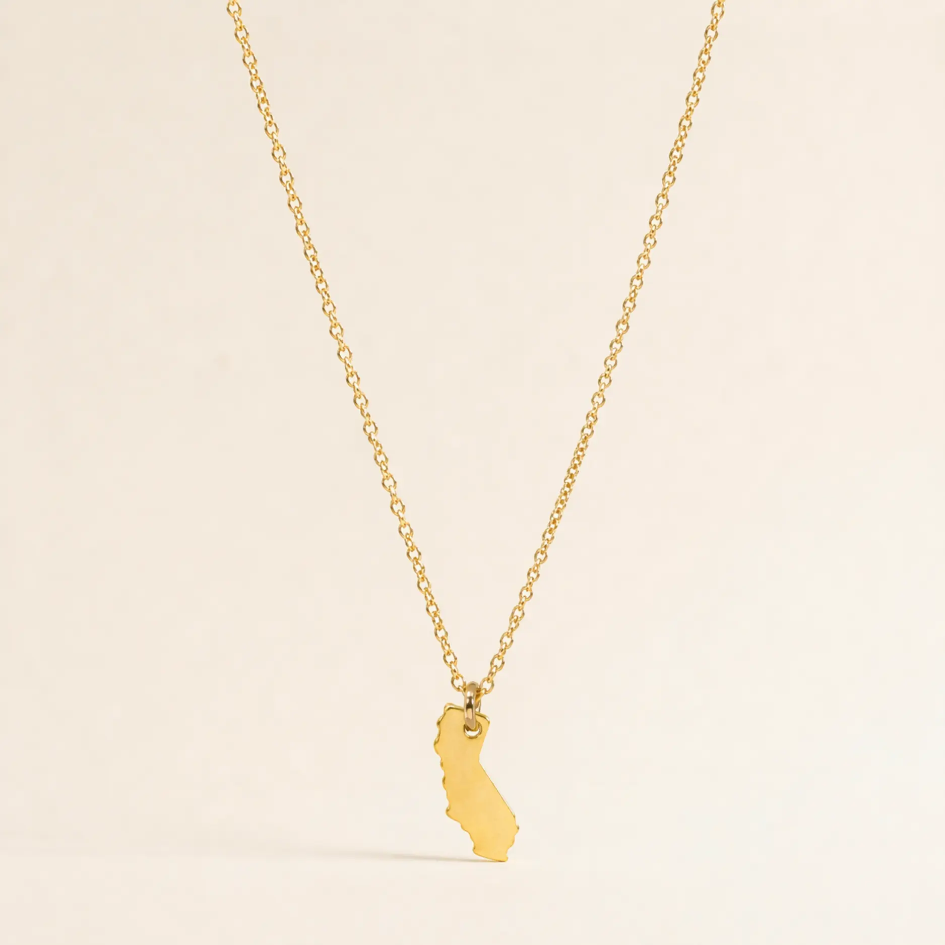 I Love California Charm Necklace