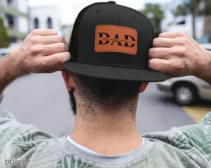 Personalized Dad Hat With Kids Name, Fathers Day Gifts, Dad Hat With Leather Patch, Dad Baseball Hats, Custom Dad Caps