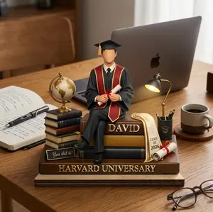 Personalized Graduation Wooden Block, Custom Name Grad Gift, Class of 2026 Keepsake, Gift For Her, Gifts for Girlfriend, Graduation Table Centerpieces for 2026