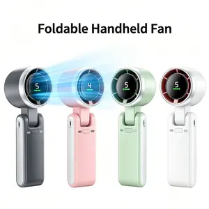 Portable Handheld Turbo Fan – 4000mAh Rechargeable, 5 Speeds, 10H Runtime, 3-in-1 Cooling Fan for Watching Football Matches & Outdoor Events gala c tech student carry powerful airflow high adjustable