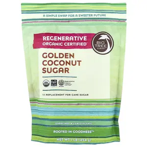 Big Tree Farms Organic Golden Coconut Sugar, 1 lb (454 g)