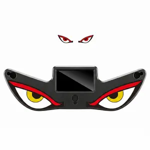 Devil Eyes Solar Car Warning Light, LED Strobe Anti-Collision Signal Light for Truck SUV Motorcycle, IP67 Waterproof Vibration Sensing Night Safety Light with Flashing Eyes
