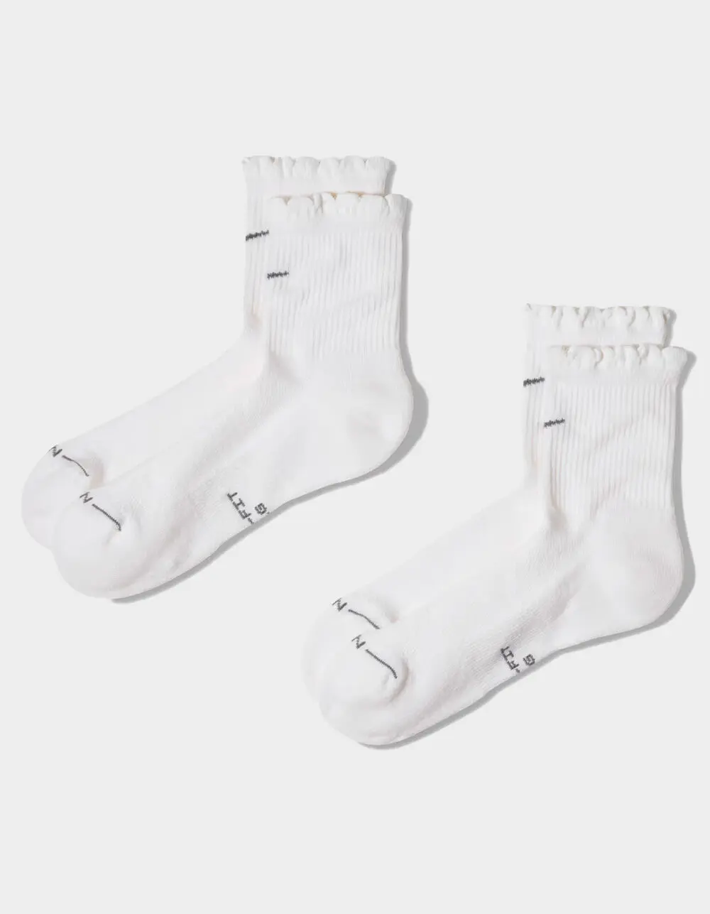 NIKE Everyday Elevated Womens Micro-Crew Socks 2 Pack