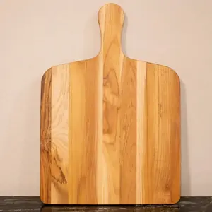 Teak Paddle Serving & Cutting Board - Handcrafted