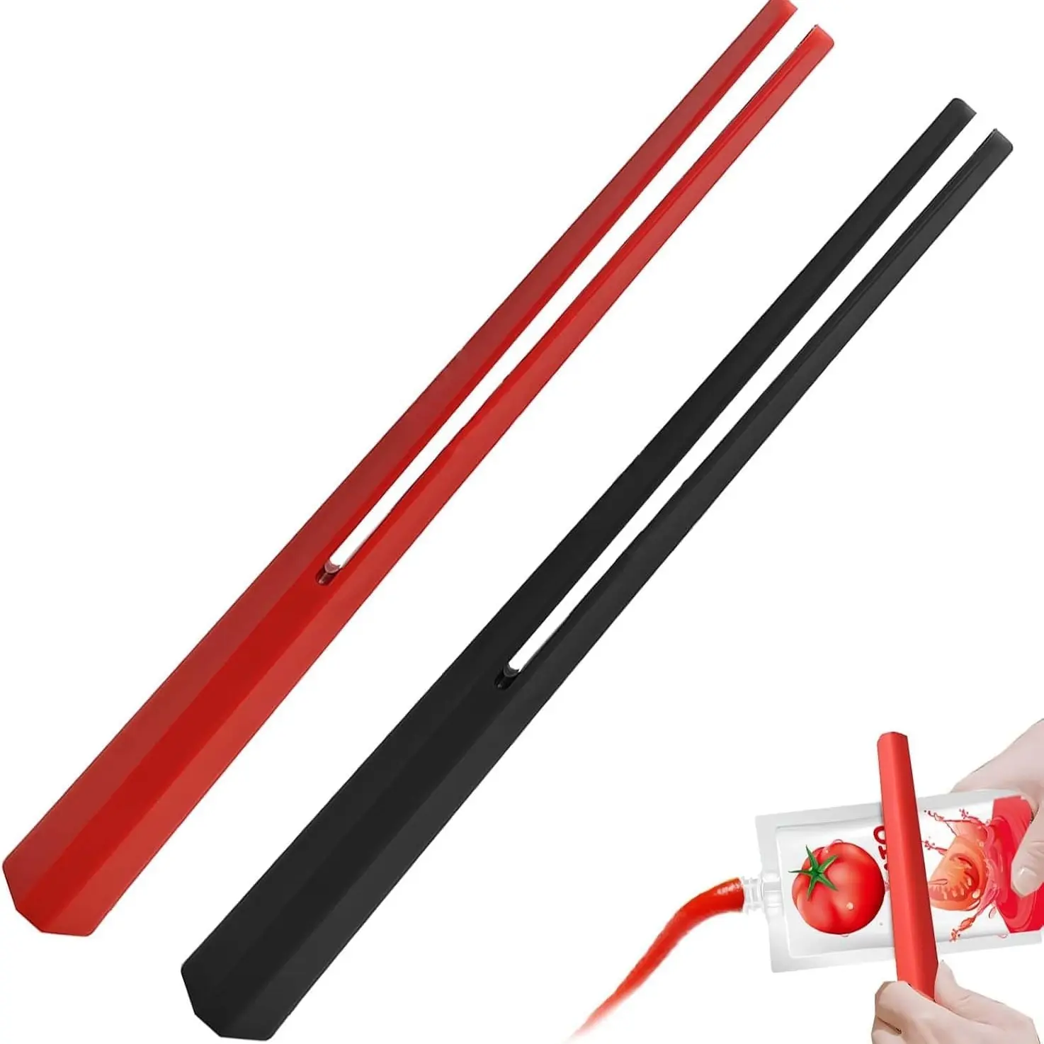 Portable Sauce Packet Squeezer, Easy Condiment Extraction Tool, Ideal for Home & Restaurant Use, Durable Design, Compact Size