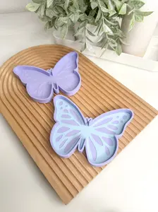 Butterfly Tray Trinket Desk Organizer for Crafts Office Space Organize Small Parts Paper Clips Beads Rhinestones Charms Jewelry Pieces