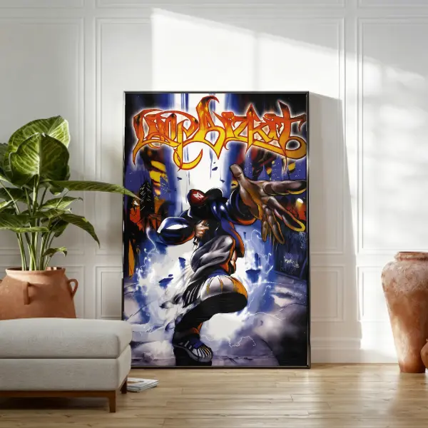 Vintage Limp Bizkit Rock Band Unframed Wall Art, Bedroom Aesthetic Music Poster, Home Decor Print