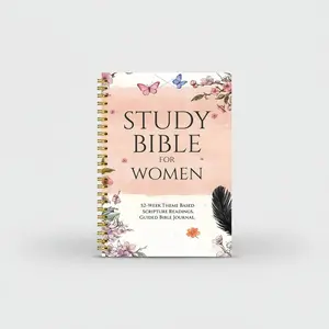 Study Bible for Women 220 Pages 52 Week Guided Scripture Journal